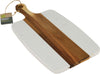 L.Gourmet Acacia Wood+Marble Board - 13.75