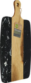 L.Gourmet Acacia Wood+Marble Board - 15.75 L.Gourmet Acacia Wood+Marble Board - 15.75