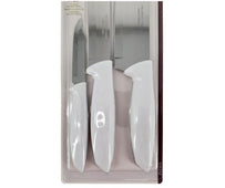 Tramontina - 3 PC Knife Set - White Handle Tramontina - 3 PC Knife Set - White Handle