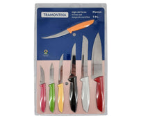 Tramontina - 7 PC Knife Set - Colors Tramontina - 7 PC Knife Set - Colors