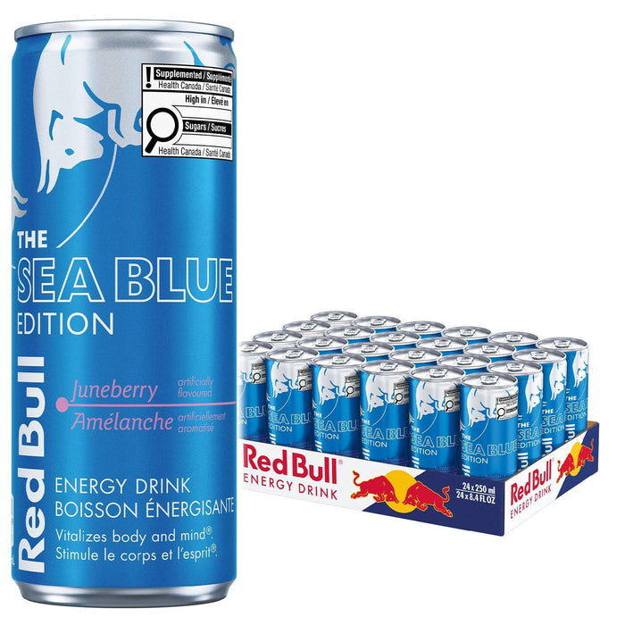 Red Bull - The Sea Blue Edition - Cans