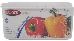 Pougine - 3L Sealed Glass Storage Jar - 6526-3L Pougine - 3L Sealed Glass Storage Jar - 6526-3L