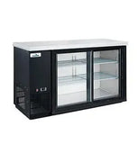 Glacier - Back Bar Cooler Glass Sliding 2 Door 49*24*35 -GBB-49GSD Glacier - Back Bar Cooler Glass Sliding 2 Door 49*24*35 -GBB-49GSD