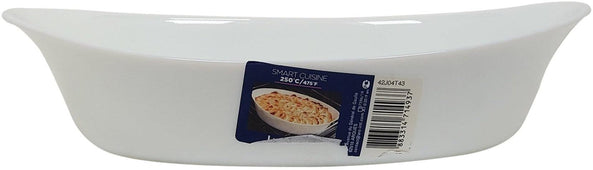 CLR - Smart Cuisine - Oval Dish 17oz - P0887 CLR - Smart Cuisine - Oval Dish 17oz - P0887