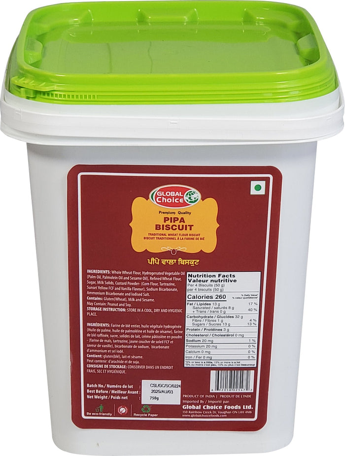 Global Choice - Pipa Biscuit - Atta