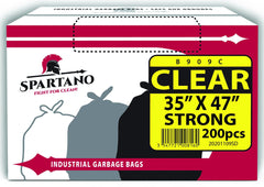 Spartano - Garbage Bags - Strong - Clear - 35 Spartano - Garbage Bags - Strong - Clear - 35