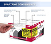 Spartano Industrial Garbage Bags - Clear, 35