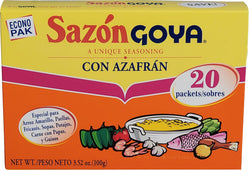 Sazon/Goya - Azafran (Saffron) - Econopak Sazon/Goya - Azafran (Saffron) - Econopak