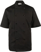 Spirito - Black Chef Jacket S/S Black - XL - CI22139SS Spirito - Black Chef Jacket S/S Black - XL - CI22139SS