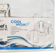 Spirito - Mesh Chef Jacket W/ Vent L/S XS-XL - White - BG21821 Spirito - Mesh Chef Jacket W/ Vent L/S XS-XL - White - BG21821