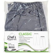Spirito - Mini Check Chef Pants S-XL - White/Black - CI21901 Spirito - Mini Check Chef Pants S-XL - White/Black - CI21901