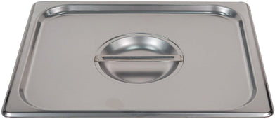 Steam Pan - SS 25GA - 1/2 - Cover Notched