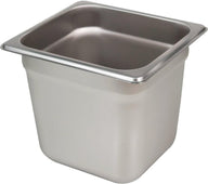 Steam Pan - SS 25GA - 1/6 x 6 Steam Pan - SS 25GA - 1/6 x 6