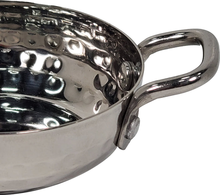 PK - 82254B - 4oz Fry Pan - SS - w/2 Side Handles