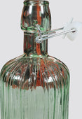 S&CO - Glass Bottle with Stopper 1L - Textured - Grey/Green 07/10 S&CO - Glass Bottle with Stopper 1L - Textured - Grey/Green 07/10
