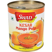 Swad - Kesar - Mango Pulp - with Sugar Swad - Kesar - Mango Pulp - with Sugar