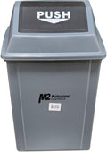 M2 - 40 L Square Waste Container w/Push Lid M2 - 40 L Square Waste Container w/Push Lid