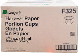 Genpak - Portion Cups - Paper - 3.25oz - F325 Genpak - Portion Cups - Paper - 3.25oz - F325