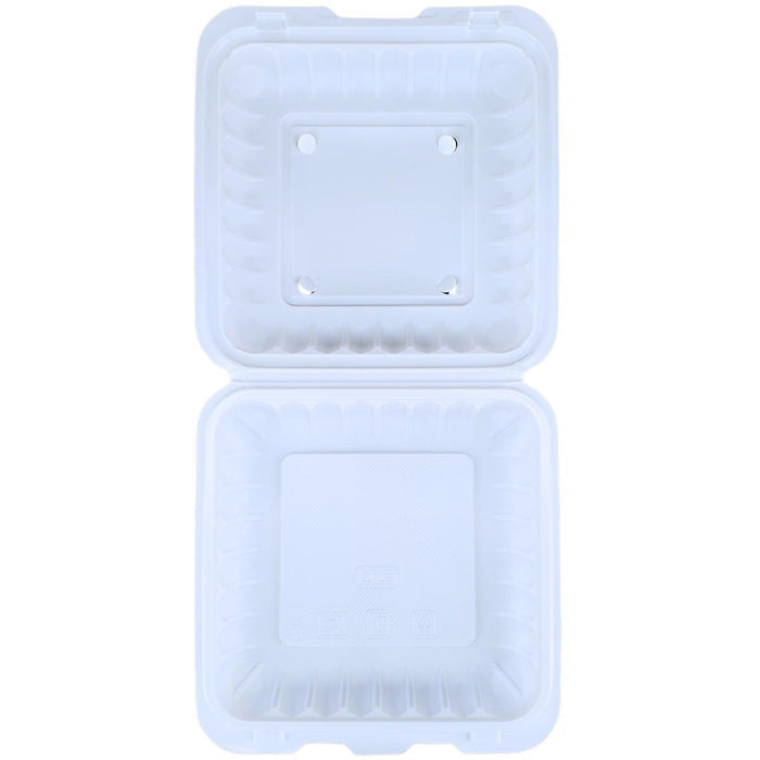 Eco-Craze MFPP Clamshell Container 9x9x2.6