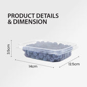 Genpak - Hinged Deli Container - Clear - 8oz - AD08