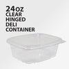 Genpak - Hinged Deli Container - Clear - 24oz - AD24