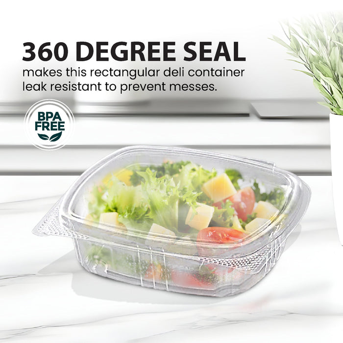 Genpak - Hinged Deli Container - Clear - 24oz - AD24