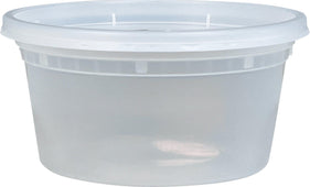 Value+ - 12oz Round Deli Container w/Lids Value+ - 12oz Round Deli Container w/Lids