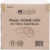 Value+ - Clear Dome Lid for 160oz Salad Bowls - L-SRZ160 Value+ - Clear Dome Lid for 160oz Salad Bowls - L-SRZ160