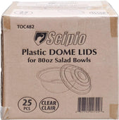 Value+ - Clear Dome Lid for 80oz Salad Bowls - L-SRZ80 Value+ - Clear Dome Lid for 80oz Salad Bowls - L-SRZ80