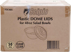 Value+ - Clear Dome Lid for 48oz Salad Bowls Value+ - Clear Dome Lid for 48oz Salad Bowls