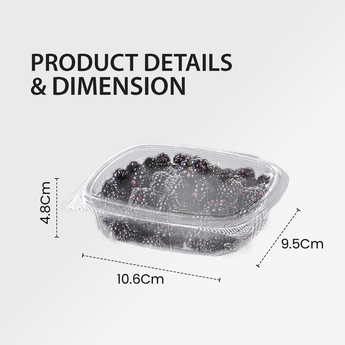 Genpak - Hinged Deli Container - Clear - 6oz - AD06