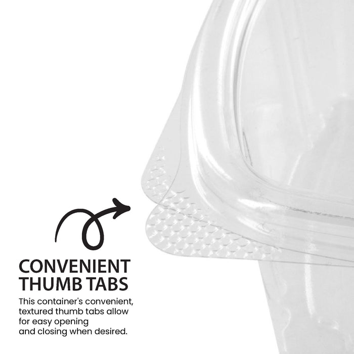 Genpak - Hinged Deli Container - Clear - 6oz - AD06