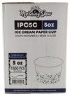 Morning Dew - 5oz Ice Cream Paper Cups - Celebration Print - IPC5C