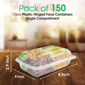 Value+ - PP961C-VH - PP Hinged Cont. - 9x6x2.8 Value+ - PP961C-VH - PP Hinged Cont. - 9x6x2.8