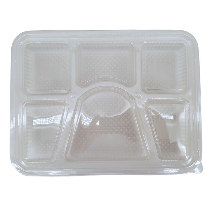 CLR - Eco-Craze - 6 Comp Thali - White - MFPP