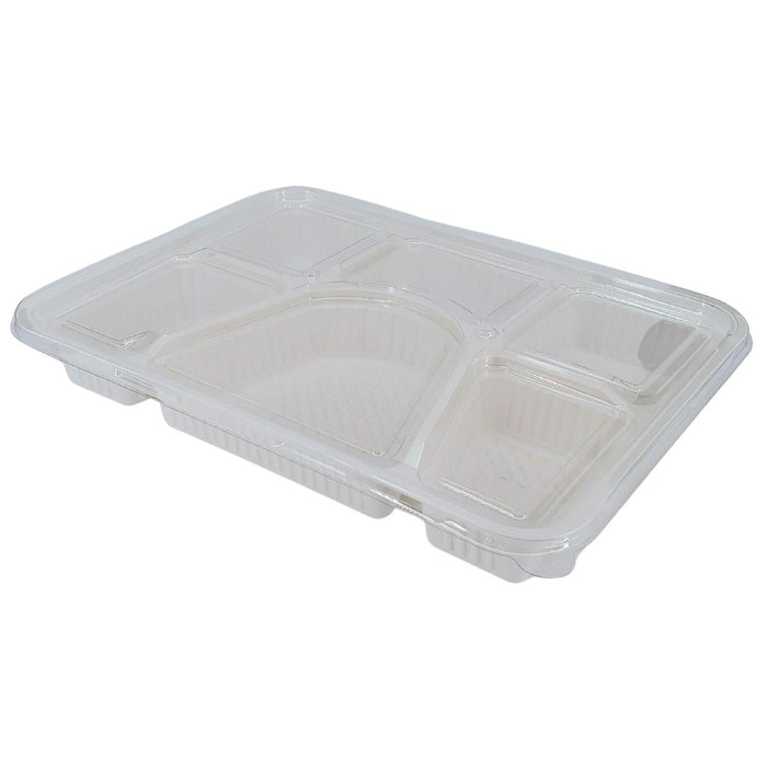 CLR - Eco-Craze - 6 Comp Thali - White - MFPP