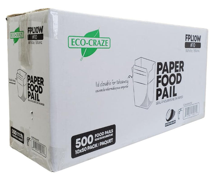 Eco-Craze - #10 Food Pail - FPL10W