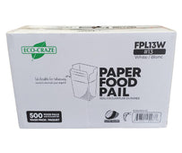 Eco-Craze - #13 Food Pail - FPL13W Eco-Craze - #13 Food Pail - FPL13W