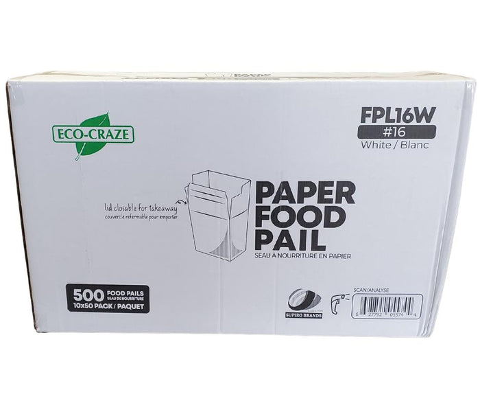 Eco-Craze - #16 Food Pail - FPL16W