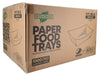 Eco-Craze PFT100-K #100 1 lb Kraft Paper Food Tray