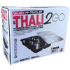 Value+ - 6 Comp Take-Out Thali with Lid - Black - PP