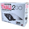 Value+ - 6 Comp Take-Out Thali with Lid - Black - PP