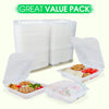 Value+ - PP-883C-VH Premium Food Container 8x8x2.9