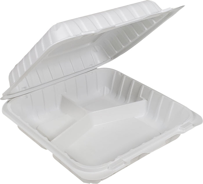 Eco-Craze MFPP Clamshell Container 8x8x2.6