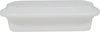 Rhino - Heavy 24oz Rectangular Combo Container - White