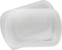 Rhino - Heavy 24oz Rectangular Combo Container - White Rhino - Heavy 24oz Rectangular Combo Container - White