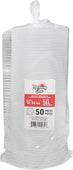 Morning Dew - Plastic Lids for 12 to 32 oz Paper Soup Container - 16L Morning Dew - Plastic Lids for 12 to 32 oz Paper Soup Container - 16L
