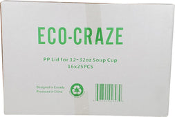 Eco-Craze - Plastic Lid for 10-32oz Soup Bowl Eco-Craze - Plastic Lid for 10-32oz Soup Bowl