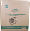 XE - Eco-Craze - Corn Starch Clamshell Container - 9X5 - 1 Comp