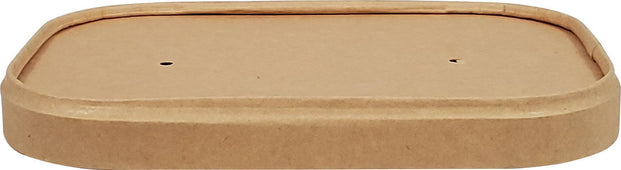 Eco-Craze - Paper Rectangular Lid - fits 500/750/1000ml Paper Container - SRL-500P Eco-Craze - Paper Rectangular Lid - fits 500/750/1000ml Paper Container - SRL-500P
